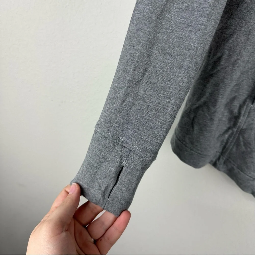 Lululemon Heathered Mod Medium Gray Athleisure Coast Wrap Size 6